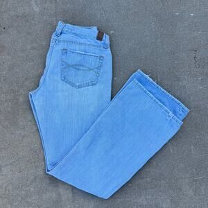 Abercrombie & Fitch Flare Jeans Women's 10 Long Y2K Denim